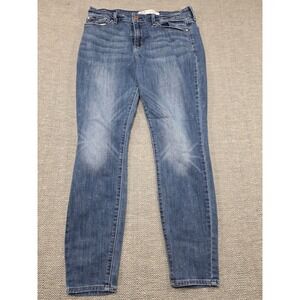 Levi Strauss Signature Mid Rise‎ Skinny Jeans Women Blue Denim Size 12M 31x30